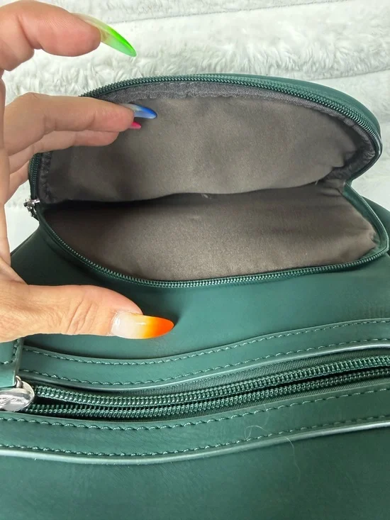 Sytrah Women’s Green Mini Backpack - Sleek Everyday Backpack - Picture 12 of 16